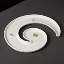 Ljojo Long Strip Ceramic Western Fruit Dish for Special Blended Cuisine