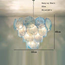 Blue Cloud Glass Pendant Light for Artistic Living Space by Ljojo