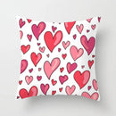Ljojo Love Heart Cushion Cover for Living Room Sofa Valentine's Day Home Decor