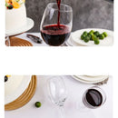 Ljojo 320ml Crystal Red Wine Glass Set for Family Party Home Champagne Glass
