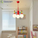 Nordic LED Pendant Lights Colorful Bubbles Beans Chandelier for Living Room by Ljojo