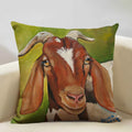 Ljojo Linen Farm Animals Cushion Cover 45x45CM - High-quality Bedroom Decor