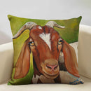 Ljojo Linen Farm Animals Cushion Cover 45x45CM - High-quality Bedroom Decor