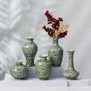 Ljojo™ Chinese Style Enamel Ceramic Vases Creative Home Office Decor