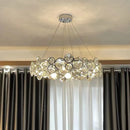 Ljojo LED Crystal Chandelier - Modern Luxury Lighting for Living Room and Bedroom