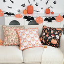 Day of The Dead Pumpkin Cushion Cover - Ljojo Festive Home Decor