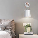 Ljojo LED Wall Lamp: Modern Wood Cover Reading Light for Bedroom, Stairs, Foyer
