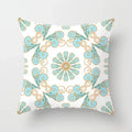 Ljojo Mint Green Geometric Print Lumbar Pillowcase
