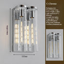 Nordic Glass Wall Lamp LED Fixture Stylish Lighting for Bedroom Living Room - Ljojo