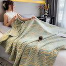 Ljojo 100% Cotton Muslin Throw Blanket - Lightweight Breathable Boho Throws