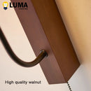 Travertine Wall Light With Pull Chain, Natural Stone LED Wall Lamp by Ljojo for Bedroom-Livingroom