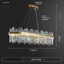 LED Modern Gold Crystal Chandelier - Designer Hanging Lamp by Ljojo