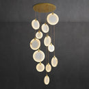 Minimalist Round Marble Pendant Light Modern Chandelier Ljojo