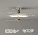Ljojo French Style Pendant Light Modern Chandelier for Bedroom Living Room Dining Home Decor