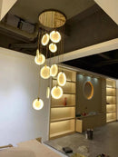 Minimalist Round Marble Pendant Light Modern Chandelier Ljojo