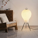 Wabi Sabi Style Japanese Silk Floor Lamp for Living Room by Ljojo