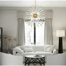 Dandelion Crystal Chandelier Luxury Indoor Decor LED Hanging Lamp by Ljojo