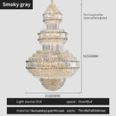 2025 European Duplex Large Chandelier Crystal Lamp for Villa Living Room - Ljojo