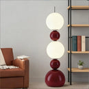 Italian Medieval Art Gourd Floor Lamp Bauhaus Designer Standing Light by Ljojo