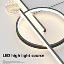 Ljojo Long LED Pendant Light for Dining and Living Room Decor
