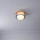 Ljojo Modern Color Premium Dopamine Circular Ceiling Light Medieval Bauhaus Bedroom Lamp