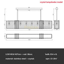 American Luxury Steel Led E14 Pendant Lights Dining Room Gold Lustre Straight Hanging Lamp Deco Indoor Lighting Fixtures Lamp