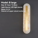 Ljojo Luxury Copper Wall Lamps for Living Room Staircase Corridor Marble Wall Lighting