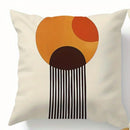 Ljojo Minimalist Geometric Round Printed Pillowcase - Bohemian Home Decor