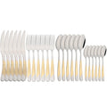 Ljojo 24Pcs Luxury Silverware Set for Elegant Dining