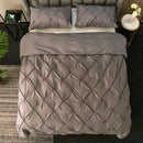 Ljojo 3D Flower Duvet Cover Set, Reversible Quilt Covers + Pillowcase, Solid Color, Home Bedding Essentials