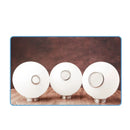 Ljojo Round Glass Lampshade Iron Tube Pendant Lighting Ceiling Lamp LED Light Bulbs