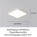 Ljojo LED Ceiling Light: Remote Dimming Modern Fixture for Home Decor