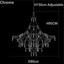 Ljojo Italian Minimalist LED Starry Sky Ceiling Pendant Light Chandelier Fixtures