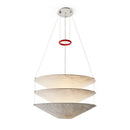 Ljojo German Pendant Lamp Paper Chandelier E27 Suspension - Hanging Light Fixture Elegant Modern Style