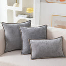 Chenille Throw Pillow Cover 30x50cm Velvet Luxury Cushions for Sofa Bed - Ljojo