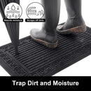 Ljojo Low Profile Entry Door Mat for Home Decor and Non-slip Protection