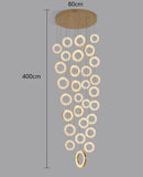 Ljojo LED Crystal Chandelier Ceiling Lamp for Modern Indoor Living Room Lighting