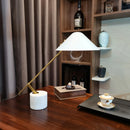 Ljojo Marble Base Modern Table Lamp for Living Room & Bedroom Work Reading