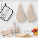 Ljojo Microfiber Waffle Kitchen Towels - Ultra Absorbent Cleaning Rags