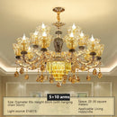 Ljojo Luxury Crystal Chandelier Lamp for Living Room Bedroom Decor Atmosphere Lighting
