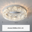 Modern Crystal Ceiling Lamp - Restaurant Led Lighting - Piano-key Style - Living Room Decor by Ljojo