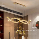 Ljojo Luxury Crystal Pendant Chandelier with Remote Control Dimmable Lights