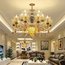 Ljojo Luxury Crystal Chandelier Lamp for Living Room Bedroom Decor Atmosphere Lighting