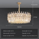 Crystal Villa Chandelier Long Stairway Light Luxury Modern Ljojo