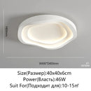 Ljojo LED White Ceiling Light for Modern Home Lighting
