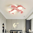 Airplane LED Ceiling Light Fixture for Kids Room by Ljojo - Creative Cartoon Nursery Lamp