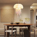 Modern White Jellyfish Pendant Light for Kitchen Dining Art Decor | Ljojo