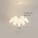 Creamy White Floral Pendant Light Fixture | Elegant and Romantic for Living Room | Ljojo