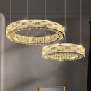 Nordic Style Crystal Chandelier Pendant Ceiling Lamp - Luxurious LED Lighting by Ljojo