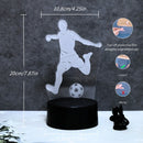 Football 3D Night Light for Room Decor - Ideal Birthday and Graduation Gift - Ljojo